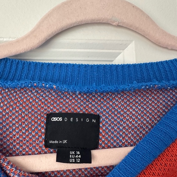 ASOS DESIGN boxy sweater in swirl pattern - Picture 8 of 9